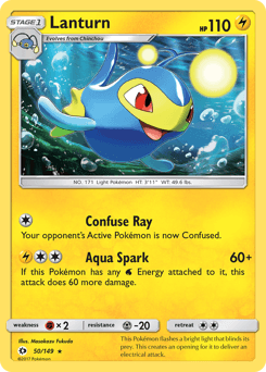 Lanturn #50 — Pokemon Sun & Moon