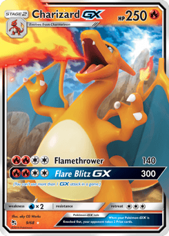 Charizard GX #9 — Pokemon Hidden Fates