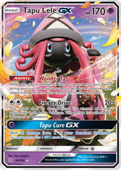 Tapu Lele GX #60 — Pokemon Guardians Rising