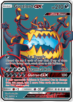 Guzzlord GX #105 — Pokemon Crimson Invasion