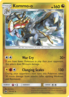 Kommo-o #77 — Pokemon Crimson Invasion