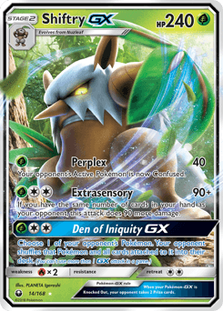 Shiftry GX #14 — Pokemon Celestial Storm