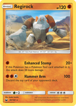 Regirock #80 — Pokemon Celestial Storm