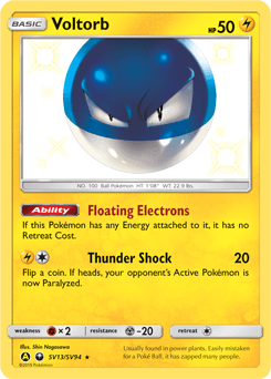 Voltorb #SV13 — Pokemon Hidden Fates