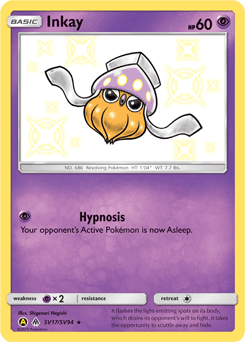 Inkay #SV17 — Pokemon Hidden Fates