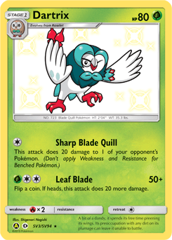 Dartrix #SV3 — Pokemon Hidden Fates