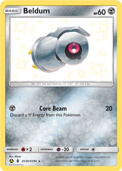 Beldum #SV30 — Pokemon Hidden Fates