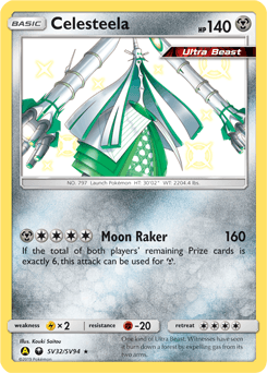 Celesteela #SV32 — Pokemon Hidden Fates