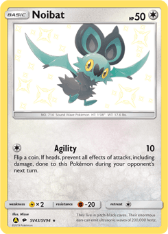 Noibat #SV43 — Pokemon Hidden Fates