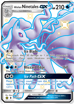 Alolan Ninetales GX #SV53 — Pokemon Hidden Fates