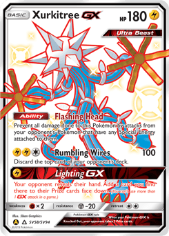 Xurkitree GX #SV58 — Pokemon Hidden Fates