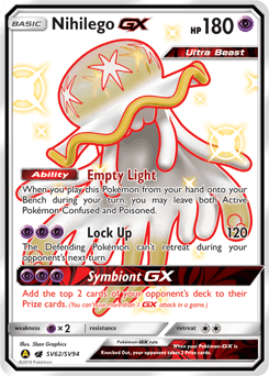 Nihilego GX #SV62 — Pokemon Hidden Fates