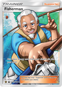 Fisherman #SV83 — Pokemon Hidden Fates