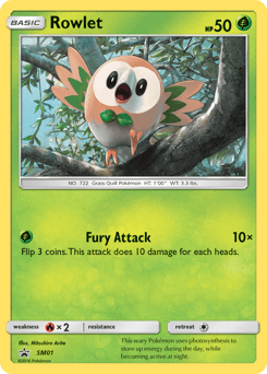 Rowlet #SM01 — Pokemon Promo