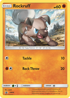 Rockruff #SM06 — Pokemon Promo
