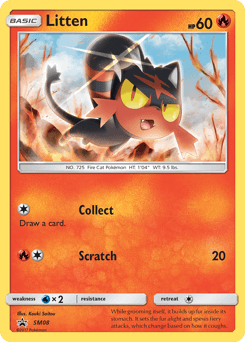 Litten #SM08 — Pokemon Promo