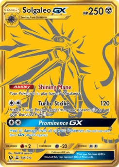 Solgaleo GX #SM104a — Pokemon Promo