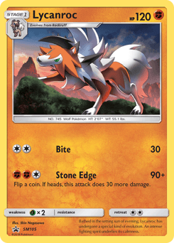 Lycanroc #SM105 — Pokemon Promo