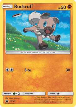 Rockruff #SM120 — Pokemon Promo
