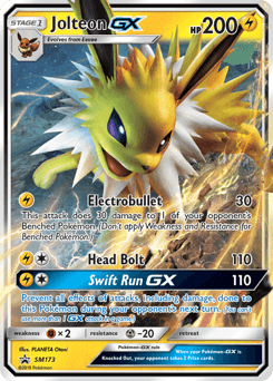 Jolteon GX #SM173 — Pokemon Promo