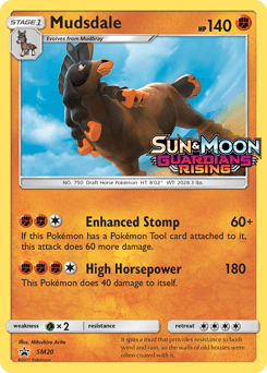 Mudsdale #SM20 — Pokemon Promo