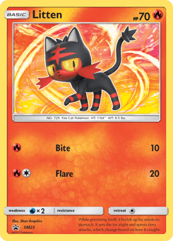 Litten #SM23 — Pokemon Promo