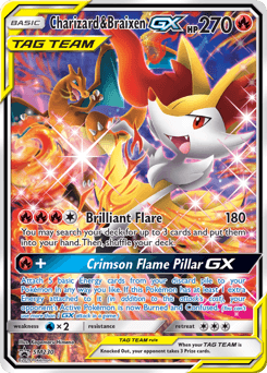 Charizard & Braixen GX #SM230 — Pokemon Promo