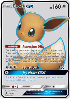Eevee GX #SM242 — Pokemon Promo