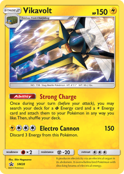 Vikavolt #SM28 — Pokemon Promo