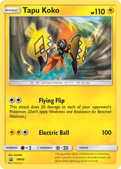 Tapu Koko #SM30 — Pokemon Promo