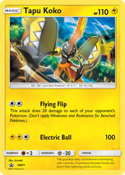 Tapu Koko #SM31 — Pokemon Promo