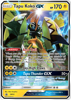 Tapu Koko GX #SM33 — Pokemon Promo