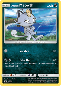 Alolan Meowth #SM43 — Pokemon Promo