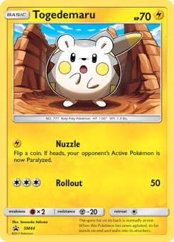 Togedemaru #SM44 — Pokemon Promo