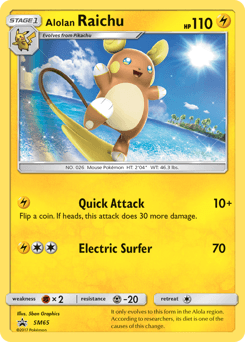 Alolan Raichu #SM65 — Pokemon Promo