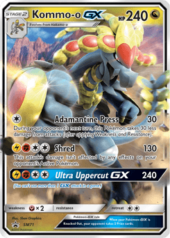 Kommo-o GX #SM71 — Pokemon Promo