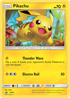Pikachu #SM76 — Pokemon Promo