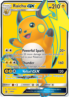 Raichu GX #SM90 — Pokemon Promo