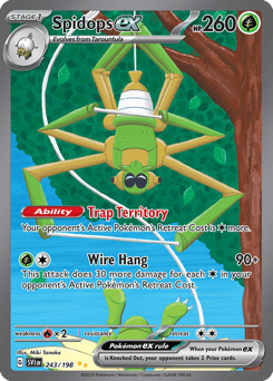 Spidops ex #243 — Pokemon Scarlet & Violet