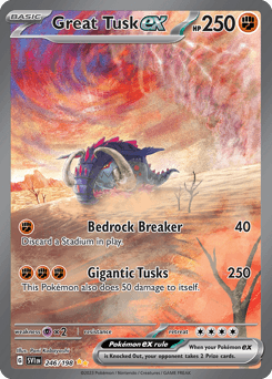 Great Tusk ex #246 — Pokemon Scarlet & Violet