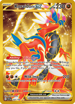 Koraidon ex #254 — Pokemon Scarlet & Violet