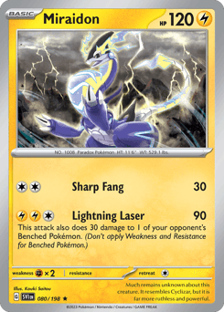 Miraidon #80 — Pokemon Scarlet & Violet