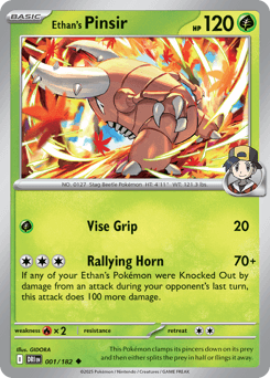 Ethan's Pinsir #1 — Pokemon Destined Rivals
