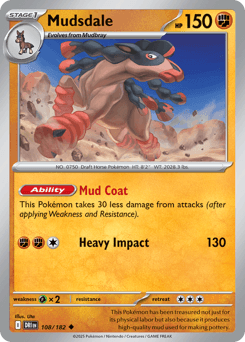 Mudsdale #108 — Pokemon Destined Rivals