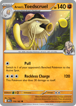 Arven's Toedscruel #110 — Pokemon Destined Rivals