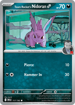 Team Rocket's Nidoran #117 — Pokemon Destined Rivals