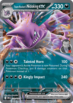 Team Rocket's Nidoking ex #119 — Pokemon Destined Rivals
