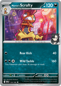 Marnie's Scrafty #133 — Pokemon Destined Rivals