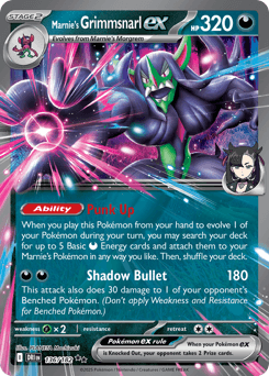 Marnie's Grimmsnarl ex #136 — Pokemon Destined Rivals
