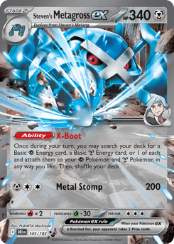 Steven's Metagross ex #145 — Pokemon Destined Rivals